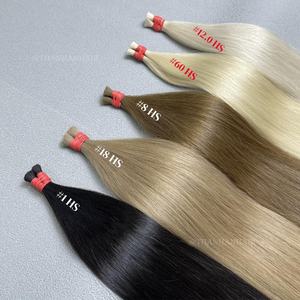 Extensions de cheveux vierges 100% naturels en gros, lisses et ondulés, cheveux vietnamiens en vrac, toutes couleurs, toutes qualités - Product Image 1