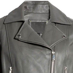 Chaqueta de Cuero Genuino Ligera para Mujer, Impermeable y Resistente al Viento, Transpirable, Cómoda y Fácil de Usar - Product Image 5