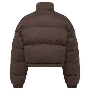 Chaqueta de Invierno al por Mayor para Mujer, Abrigo Clásico de Moda, Chaqueta Corta con Logo Personalizado, Chaqueta Bomber Acolchada de Algodón para Mujer - Product Image 5