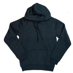 Sweat à capuche uni à manches longues unisexe personnalisé en usine de haute qualité pour hommes pour le style hivernal - Product Image 1