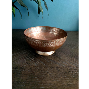 High Quality <b>Large</b> Polished Copper Serving <b>Bowl</b> for Salads Snacks Dry Fruits and Kitchen Use for Export Selling Price - Product Image 4