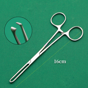 Pince à tissus Allis 16cm 4x5 Dents Manuel Instrument de préhension des tissus intestinaux Acier chirurgical Thoms-Allis Basis - Product Image 5