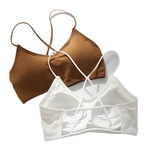 High for Impact Women's Workout Fitness Yoga Sujetadores deportivos Ropa personalizada Backless Cross Over Gym Bra Calidad XS Tamaño para Plus - Product Image 1