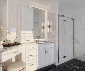 ตู้ครัวไม้จริงสไตล์โมเดิร์นจากโรงงานซันยาง เวียดนาม พร้อมประกอบ - Product Image 2