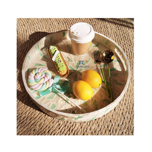 Plateau de Service en Nacre Fait Main en Gros-Couleur Personnalisable & Taille Rond/Rectangle/Carré Formes Origine du Vietnam - Product Image 5