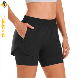 Shorts Deportivos de Secado Rápido para Mujer, Ligeros y Transpirables, Listos para Enviar - Product Image 1