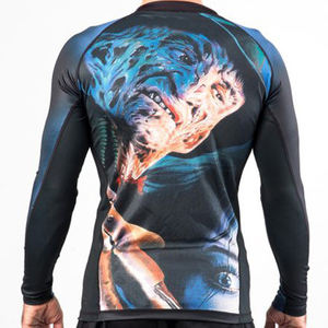 MMA Rash Guard Concevez votre propre chemise de compression par sublimation BJJ Rash guard Imprimé personnalisé Hommes - Product Image 2