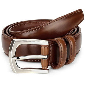 Cinturón de Vestir de Lujo Vintage para Hombre TEXLERA, Cuero Vacuno de Primera Calidad, Hebilla de Aleación Elegante, Diseño Floral, Duradero, Complementa los Jeans - Product Image 2