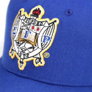 SGR Cap Royal Blue Sigma Gamma Rho Sorority Hat 20% lana 80% acrílico bordado Logo parte delantera trasera ajustable ajuste algodón sombrero - Product Image 3