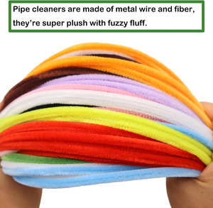 Bâtonnets de laine épais de 8 mm, 100 pièces, 60 couleurs disponibles, ultra-denses, droits, qualité supérieure, approvisionnement direct usine en gros - Product Image 2