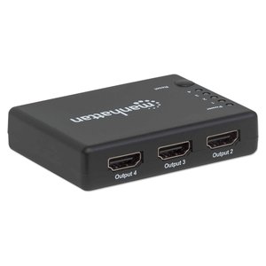ตัวแยกสัญญาณวิดีโอ Manhattan 4K แบบ 4 พอร์ต สำหรับจอแสดงผลและจอภาพ - Product Image 5