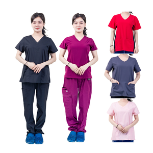 SAO Mai FMF เสื้อผ้าโรงพยาบาลผ้ายืดแบบนุ่มระบายอากาศได้สำหรับพยาบาล - Product Image 1