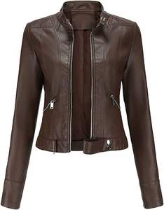 Chaquetas de cuero genuino de alta calidad: un elemento básico de moda clásico Durabilidad atemporal Elegancia elegante Moda Mate Brillante - Product Image 5