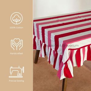 Modern Indian Handmade Premium Quality 100% Cotton Floral Hand Block Printed Eco-friendly Customizable <b>Table</b> <b>Cover</b> Wedding - Product Image 3