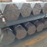 Tuyau en acier rond soudé ERW laminé à chaud en acier doux JIS G3444 SS400 pour les machines industrielles et les projets de pieux structurels