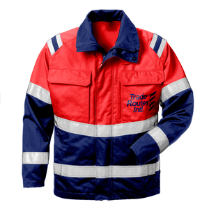 Chaquetas de trabajo duraderas de algodón con logotipo personalizado, equipo de protección impermeable para trabajadores industriales y de la construcción - Product Image 1