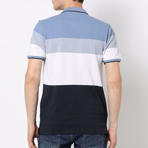 เสื้อยืดโปโลผู้ชายสีทึบผ้าเจอร์ซีย์ใหม่เสื้อยืดแนวสตรีท - Product Image 4