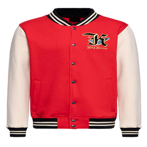 Vestes Letterman High Street Varsity personnalisées pour hommes, bombardier de baseball d'hiver chaud, manches en cuir, chenille brodée sur le devant XS 6XL - Product Image 1