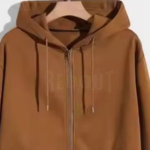 Sweat à capuche baggy épais et chaud 100% coton pour hommes coupe régulière personnalisée respirant fabriqué au Pakistan - Product Image 5