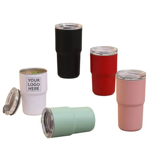 Vasos Térmicos Reutilizables <span class=keywords><strong>de</strong></span> Acero Inoxidable con Aislamiento al Vacío <span class=keywords><strong>de</strong></span> Doble Pared, 16oz/18oz, con Interior <span class=keywords><strong>de</strong></span> Plástico PP <span class=keywords><strong>de</strong></span> Grado Alimenticio, para Café - Product Image 1