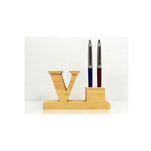 Artisan bureau en bois stylo support organisateur fait à la main Multi fente stockage élégant pour bureau maison étude parfait pour la papeterie - Product Image 3