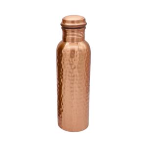 Juego de 2 botellas ecológicas de cobre puro martillado, diseño a prueba de fugas, muestra gratis al por mayor disponible - Product Image 2