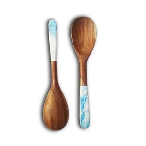 Ensembles de couverts en bois naturel pour ustensiles de cuisine ensembles de couverts pour personnalisation à la maison ensembles de cuillères et fourchettes - Product Image 5