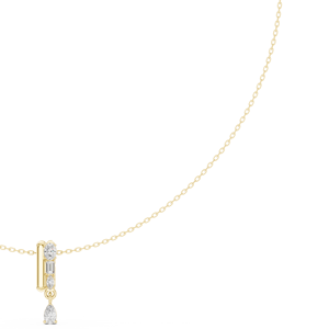 S925 plata pura circón mujer lágrima gota collar exquisita joyería de alta calidad belleza lágrima gota clavícula cadena al por mayor - Product Image 5