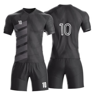 Ensemble de maillots de football personnalisés pour hommes, à sublimation, à séchage rapide, 100% polyester, avec impression de logo personnalisée pour un usage sportif - Product Image 3