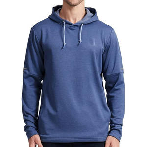 Sweat-shirt unisexe personnalisé d'hiver, best-seller, léger, en tissu technique extensible, mélange de coton, polyester, élasthanne, OEM - Product Image 2