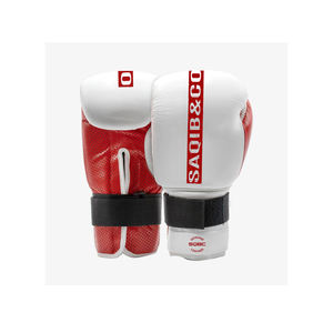 Guantes De Boxeo De cuero genuino con cordones Guantes De Boxeo con logotipo personalizado de etiqueta privada Guantes De Boxeo De alta calidad - Product Image 4