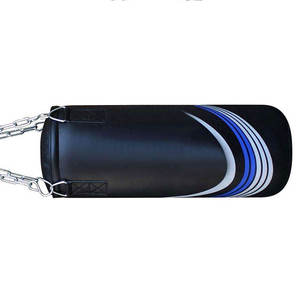 Sac de frappe personnalisé 2026 pour hommes, en cuir véritable et PVC, pour entraînement de fitness et Muay Thai, avec remplissage de sable - Product Image 3