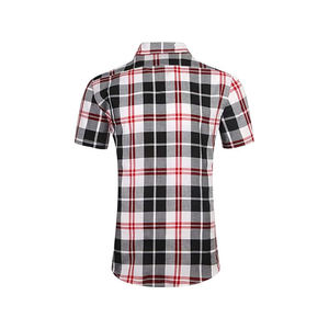 Camisa de manga larga personalizada con botones para Otoño e Invierno grueso de algodón 100% para hombre, camisa de vestir a cuadros de franela de estilo Formal para hombre de negocios - Product Image 6