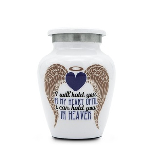 Angel Wings Mini <b>Urns</b> <b>for</b> <b>Human</b> <b>Ashes</b> <b>Small</b> <b>Urns</b> <b>for</b> <b>Ashes</b> Keepsake <b>Urns</b> <b>for</b> Female Tiny <b>Urn</b> <b>for</b> Funeral Miniature Decorative - Product Image 1