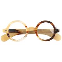 Montures de lunettes de soleil mates faites à la main en PC véritable, blanches, unisexes, protection UV400, sans monture, œil de chat, légères