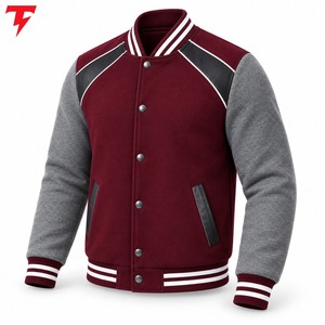 Chaqueta Varsity para Hombre, Diseño Letterman Elegante, Ajuste Cómodo, Material Duradero, Cálida, Informal, a la Moda, Ropa al por Mayor - Product Image 3
