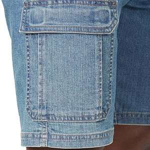 2025 New Arrival <b>Men's</b> Casual Cargo <b>Jeans</b> Shorts Top Selling Sporty Style with Plain Dyed Technique Direct Factory Sale - Product Image 5