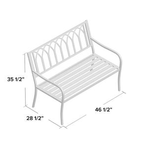 Outdoor <b>Bench</b> <b>Metal</b> Luxury Design for Home Outdoor Furniture Sitting Chair General Place Patio Garden Park Made in India 2023 - Product Image 3