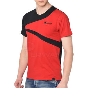 Última camiseta personalizada de color sólido 100% algodón de alta calidad para hombre con logotipo personalizado disponible al por mayor - Product Image 2