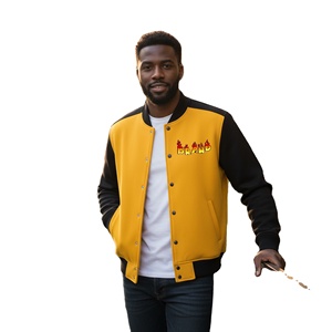 Vente Chaude en Gros – Blouson Teddy Homme Personnalisé Hiver Boutonné – Qualité Supérieure Imperméable Toile Avant 100% Laine – Style Urbain - Product Image 1