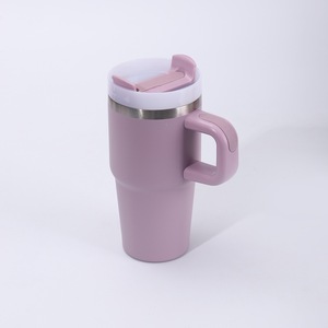 Bicchiere con Cannuccia Ribaltabile da 14 Oz con Manico <span class=keywords><strong>per</strong></span> <span class=keywords><strong>Bambini</strong></span>, Tazza in Acciaio Inox a Doppia Parete con Isolamento Sottovuoto, Senza BPA - Product Image 2
