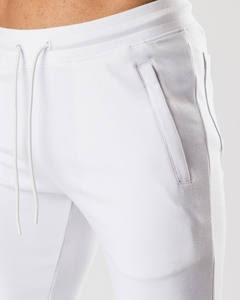 กางเกงวิ่งออกกำลังกายลำลองสำหรับผู้ชายผ้าฝ้ายน้ำหนักเบาย้อมธรรมดาสีพื้นระบายอากาศได้ดีสำหรับฤดูใบไม้ร่วงและ100% - Product Image 6