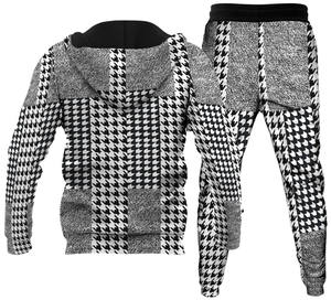 Joggers de invierno para hombre, ropa deportiva informal de manga larga, sudaderas, chándal de entrenamiento con capucha, chándal de dos piezas para hombre - Product Image 3