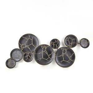 Handcrafted Iron Wall Art Panel <b>Star</b> Flowers Metal Decoration for Home Interior Classic Vintage Style <b>Hanging</b> Ornament Christmas - Product Image 2