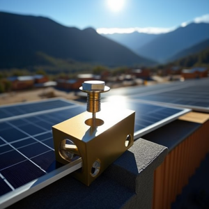 Solar Mounting <b>System</b> S-5-B Brass Attachment Clamps for Copper Standing Seam Roofs - Product Image 3