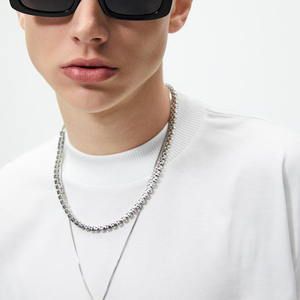 T-shirt en coton surdimensionné pour hommes de haute qualité imprimé graphique DTG uni manches de couleur différente sans marque - Product Image 5