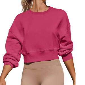 Sudaderas con capucha bordadas con logotipo personalizado para mujer, sudadera de algodón 100% de alta calidad para mujer, sudaderas transpirables lisas en blanco Premium - Product Image 4