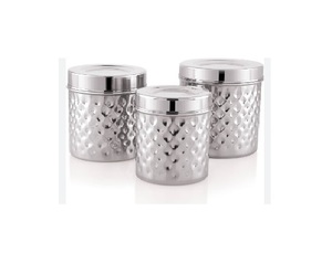 Handmade Customized Different Sizes Metal Canister Hot Selling Designer <b>Container</b> Finished Wholesale Vintage Canister - Product Image 2