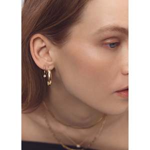 Kara Huggie Diamond <b>Earrings</b> - Product Image 5