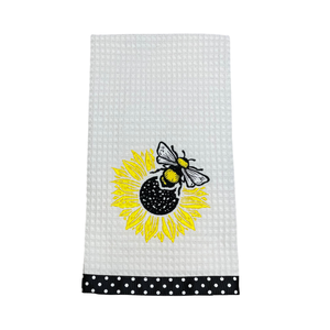 Custom 100% Cotton Golf Themed Striped Home <b>Kitchen</b> Towels Square Eco Friendly Machine Washable Quick-Dry Absorbent Rags - Product Image 4